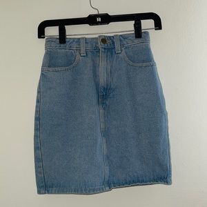 American Apparel Denim Skirt